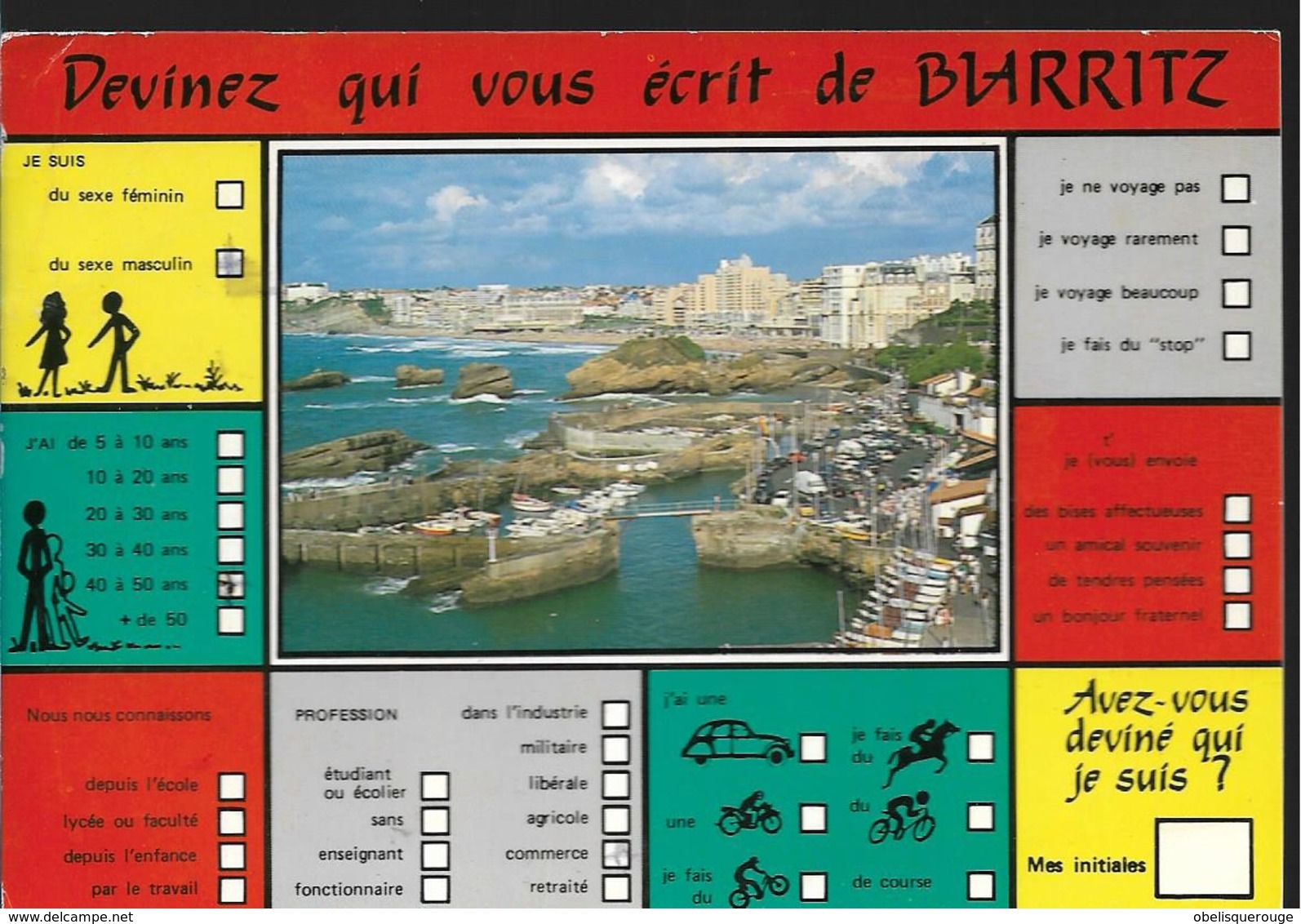 64 BIARRITZ MULTIVUES HUMOUR - Biarritz