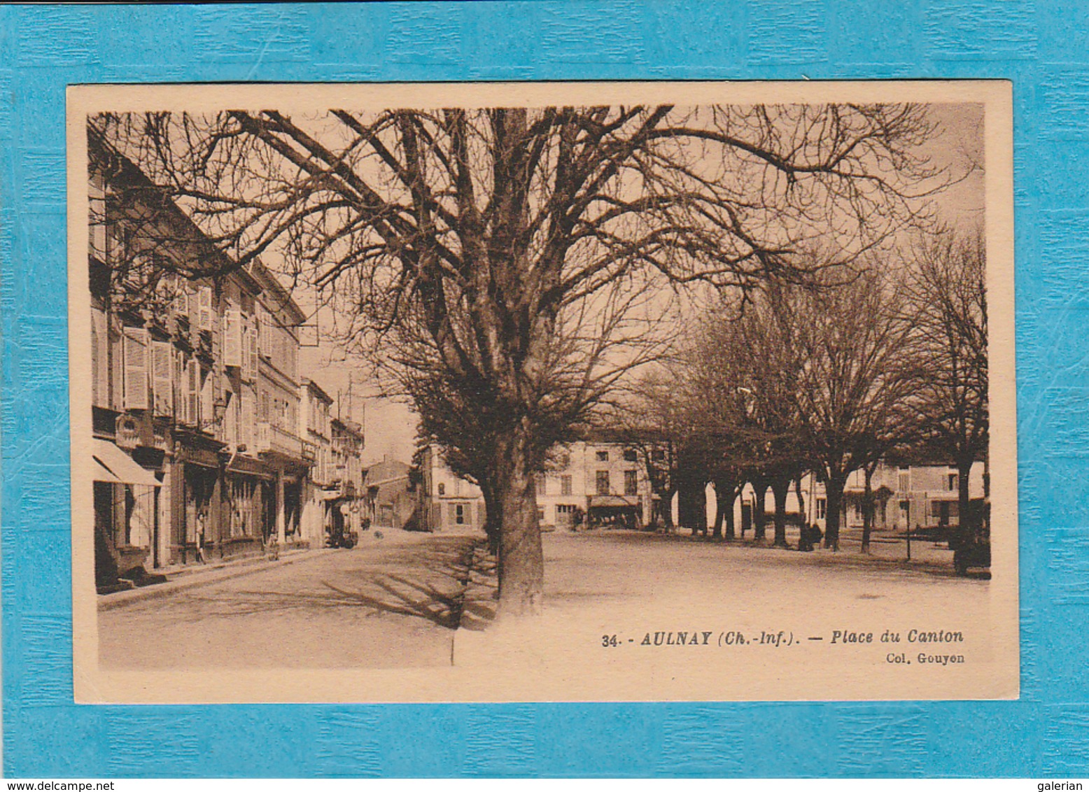 Aulnay, 1934. - Place Du Canion. - Aulnay