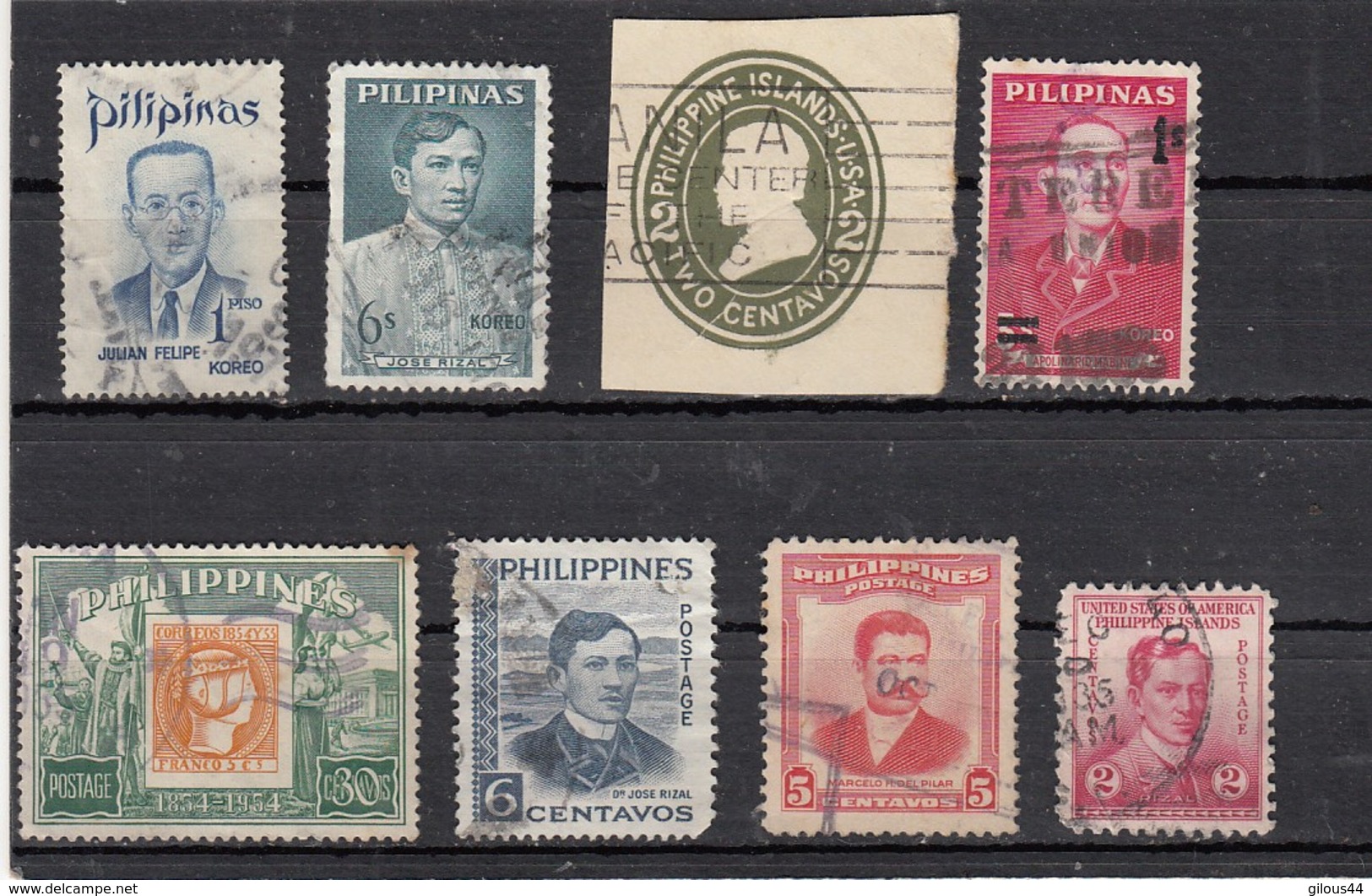 Philippines    Lot De  8 Timbres - Philippines