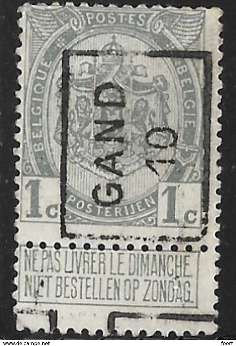 Gent 1910   Nr. 1447A - Roller Precancels 1910-19