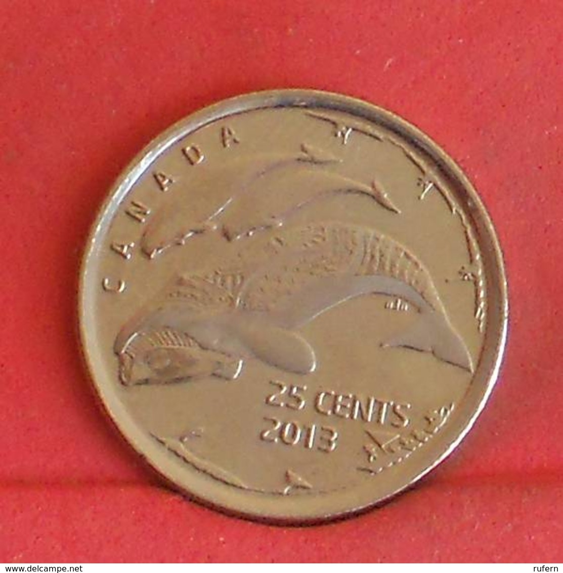 CANADA 25 CENTS 2013 -    KM#  - (Nº27239) - Canada