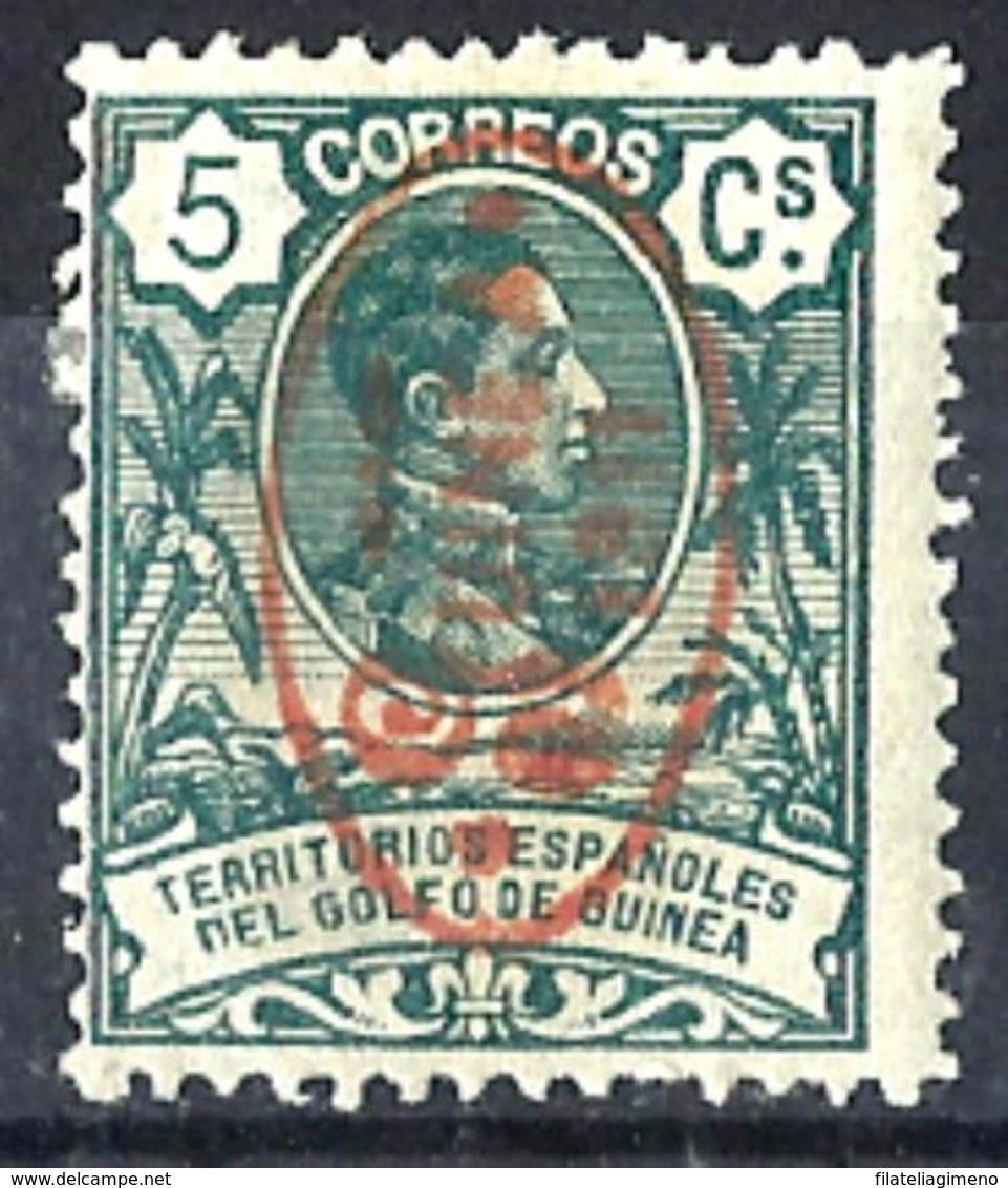 Guinea Española Nº 74 Con Charnela - Guinea Española