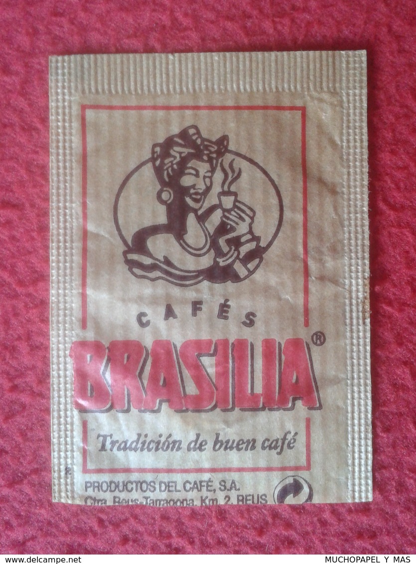 SPAIN SOBRE DE AZÚCAR PACKET OF SUGAR ZUCKER VACÍO EMPY RABBIT LAPIN LIÈVRE HARE HASE LIEBRE CONEJO.... CAFÉS BRASILIA - Azúcar