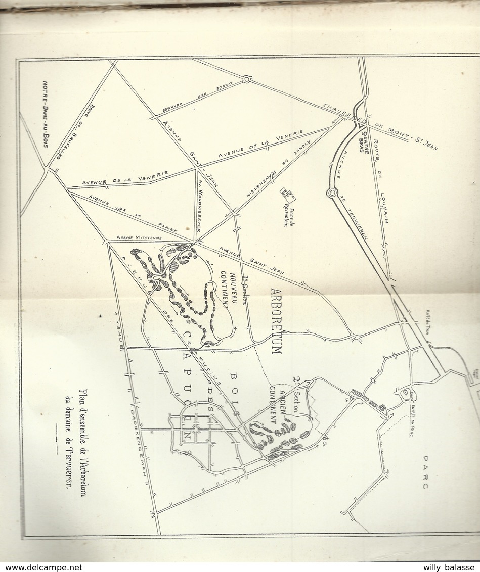 1905  ARBORETUM De Tervuren Par BOMMER (illustrations + Cartes) 209 Pages - Encyclopédies