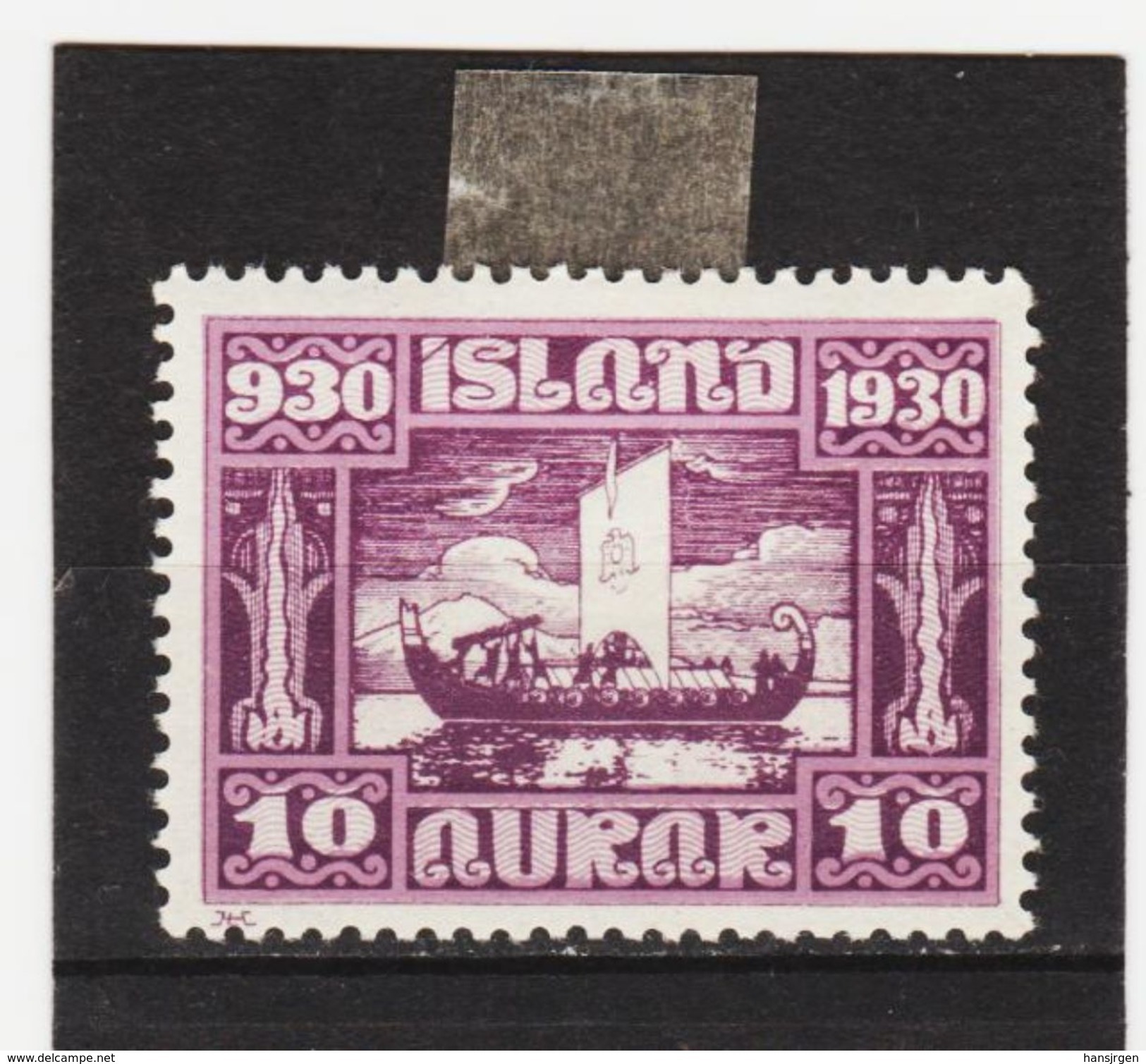 MAG1556  ISLAND 1930  Michl 128 (*) FALZ  ZÄHNUNG Siehe ABBILDUNG - Ungebraucht