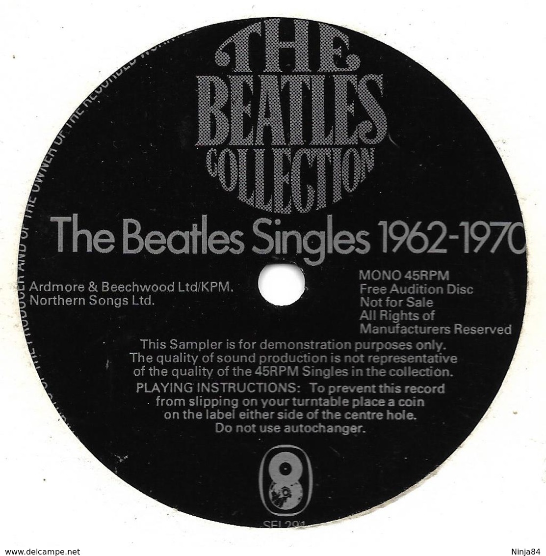 The Beatles   "  The Beatles Singles 1962-1970  " - Other & Unclassified