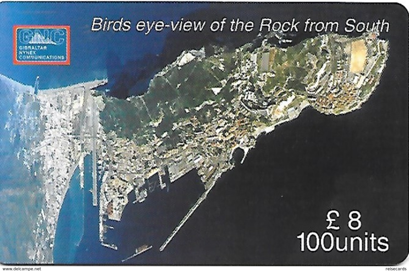 Gibraltar: GNC - The Rock, Birds Eye-view From The North - Gibraltar