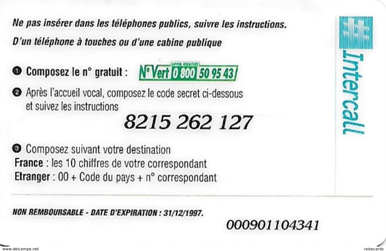 France: Prepaid Intercall - Paris, Montmartre - Sonstige & Ohne Zuordnung