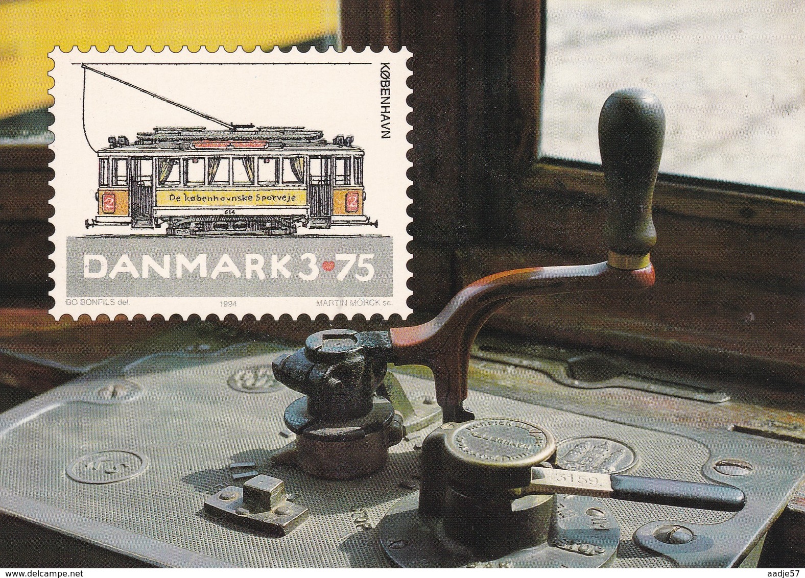 Dänemark Ganzsache 1994 - Postkarte MiNr P 290 - Mint - Dänische Straßenbahnen Engelhardt Straßenbahnwagen - Maximum Cards & Covers