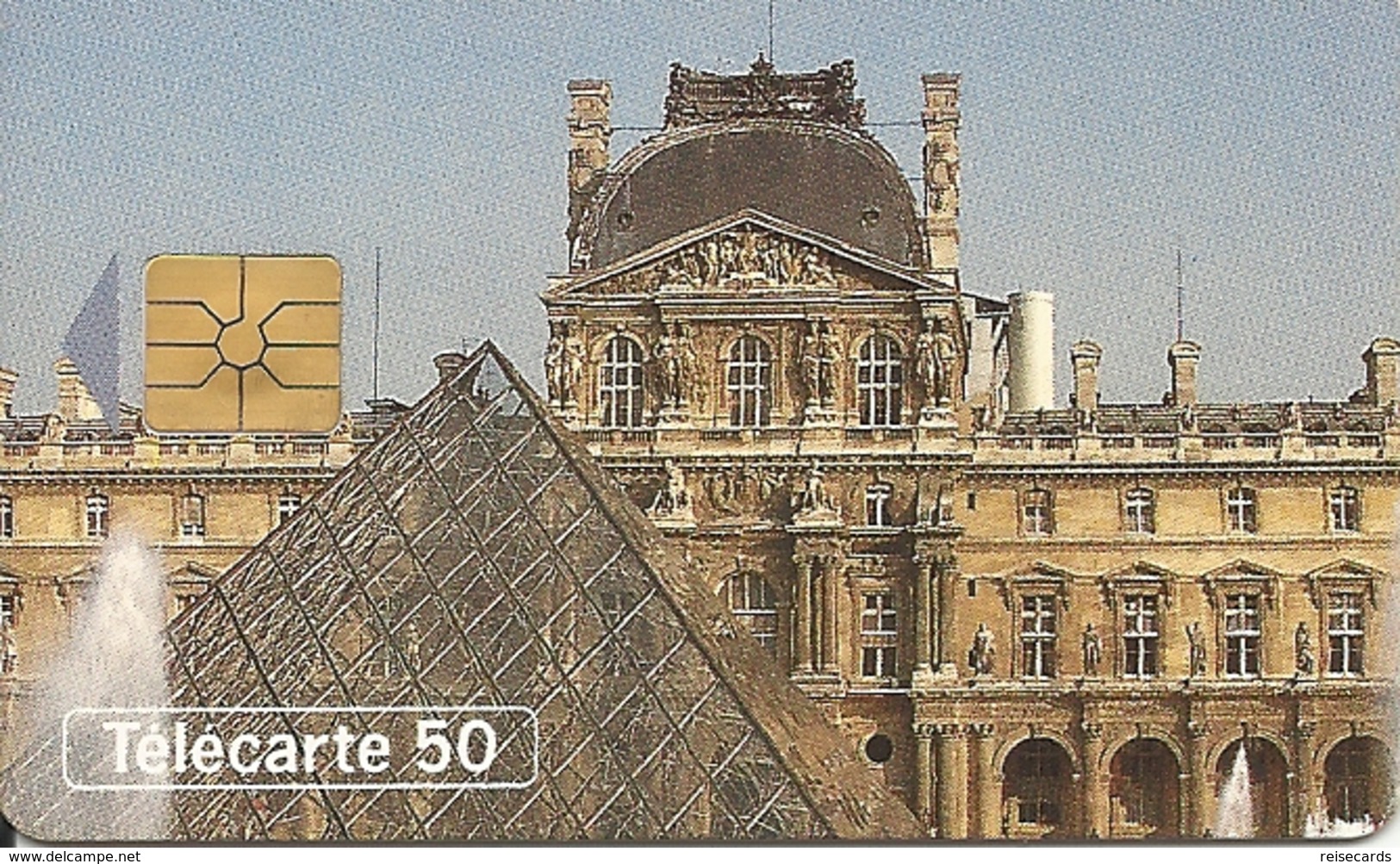 France: France Telecom - Paris, Louvre Museum, Pyramide De La Cour Napoléon - Sonstige & Ohne Zuordnung