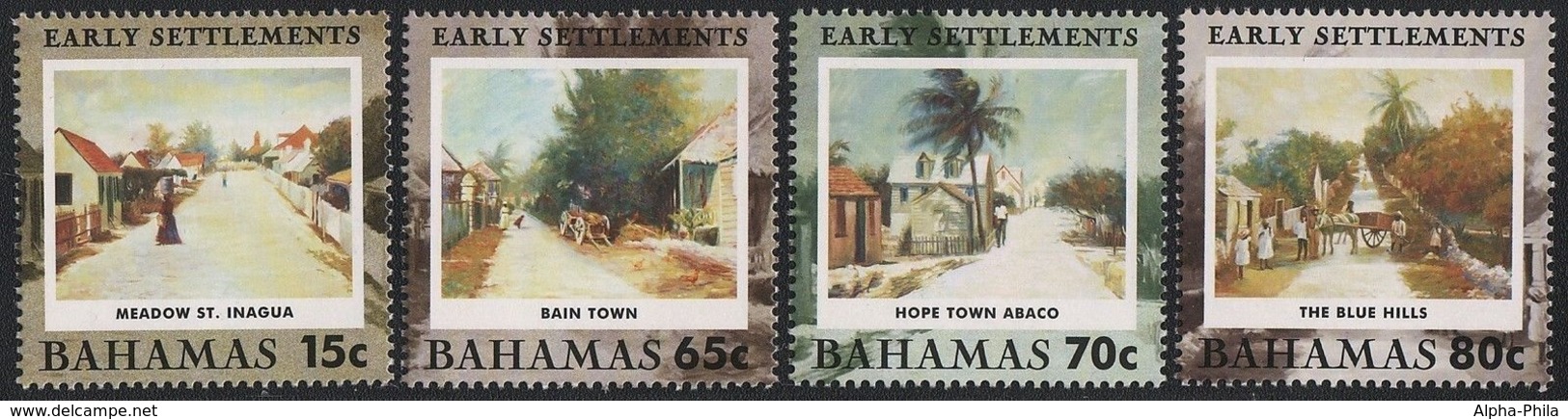 Bahamas 2001 - Mi-Nr. 1063-1066 ** - MNH - Frühe Siedlungen - Bahamas (1973-...)