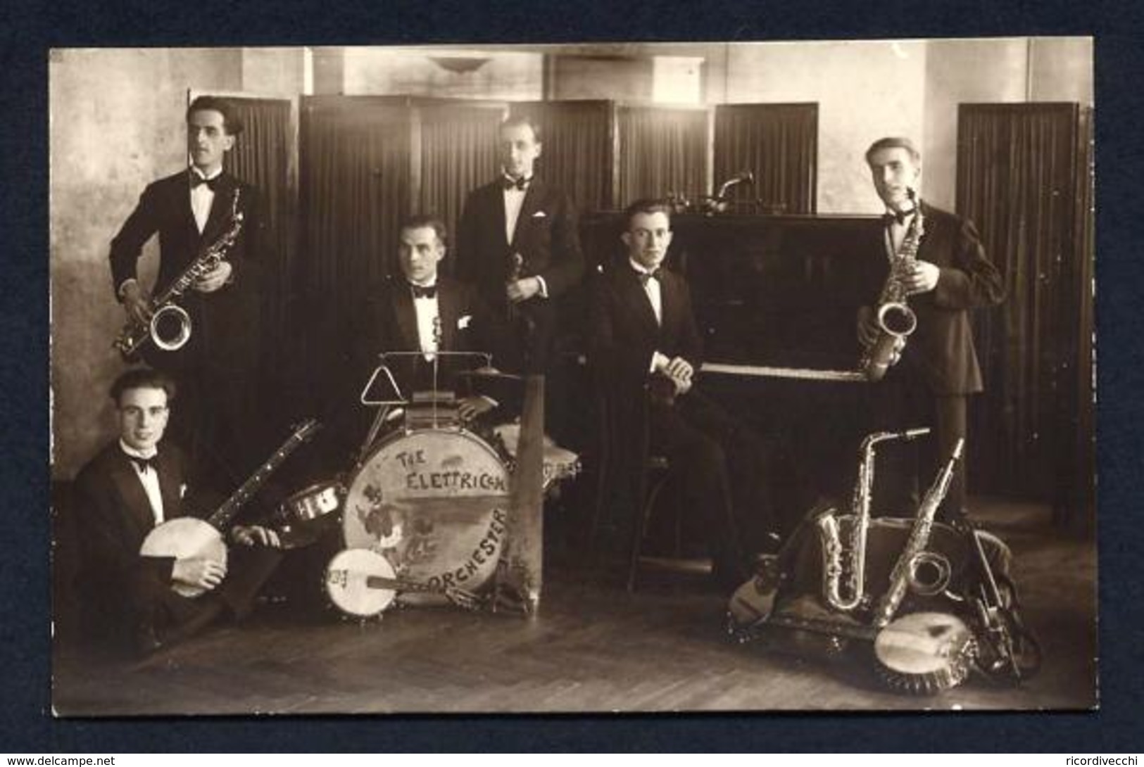 Fotocartolina Spettacolo Musicisti 1920/1930 - Musique Et Musiciens