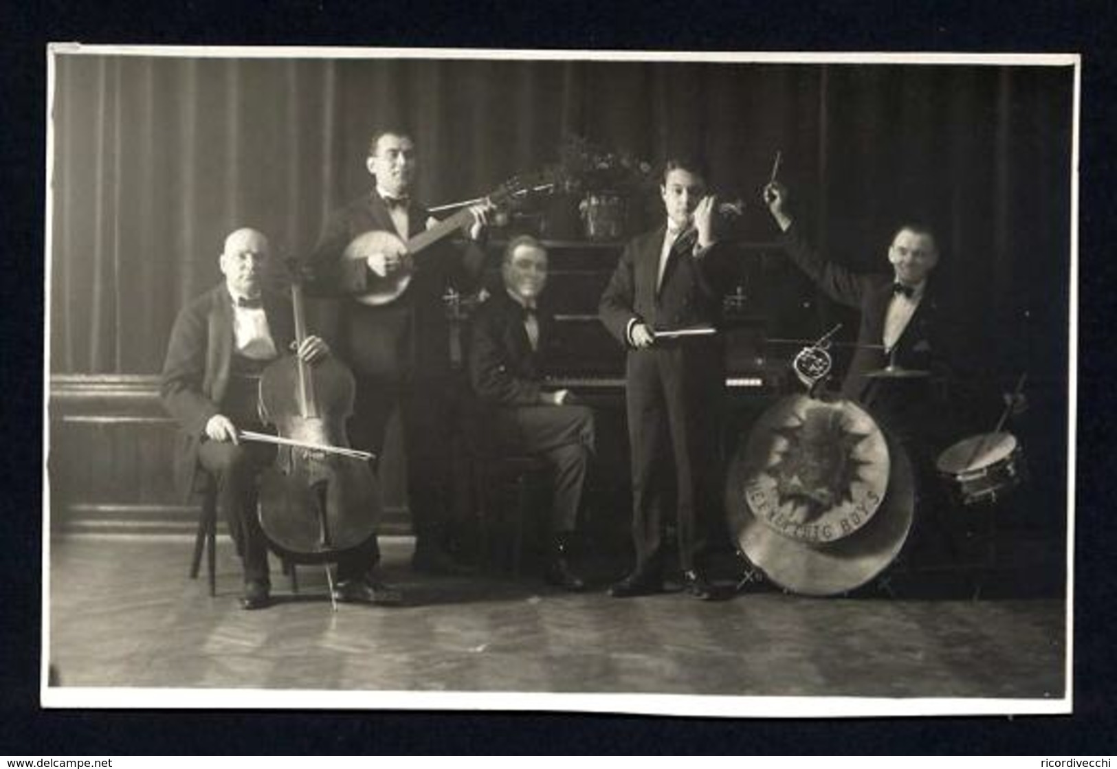 Fotocartolina Spettacolo Musicisti 1920/1930 - Musica E Musicisti