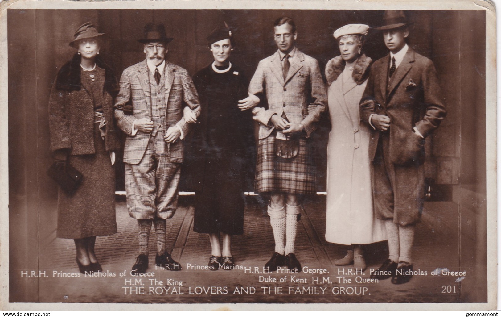THE ROYAL LOVERS AND THE FAMILY GROUP - Royal Families