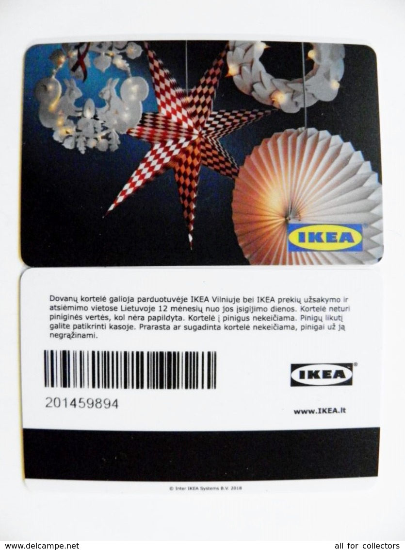 Plastic Magnetic Carte IKEA Gift Present Card Christmas Noel - Autres & Non Classés