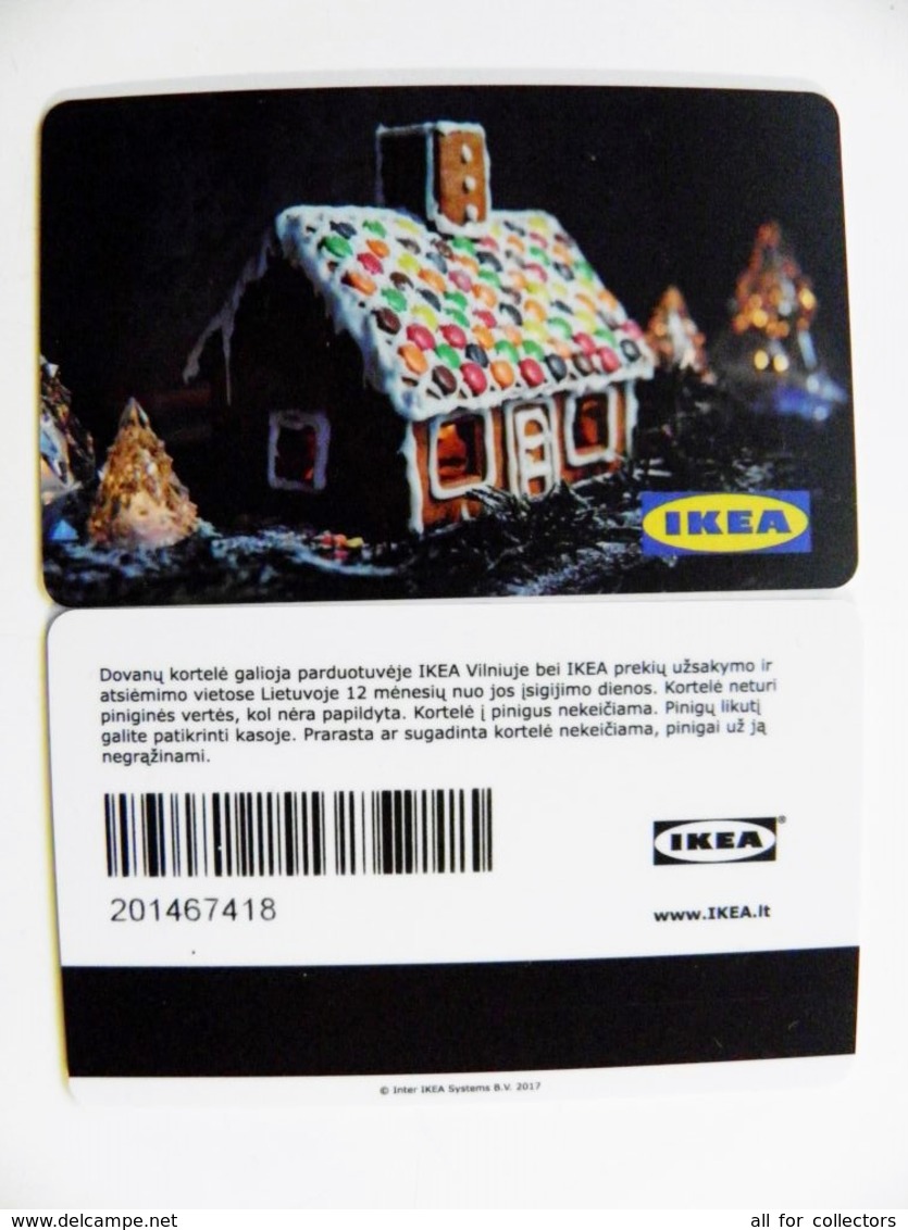 Plastic Magnetic Carte IKEA Gift Present Card Christmas Noel - Autres & Non Classés