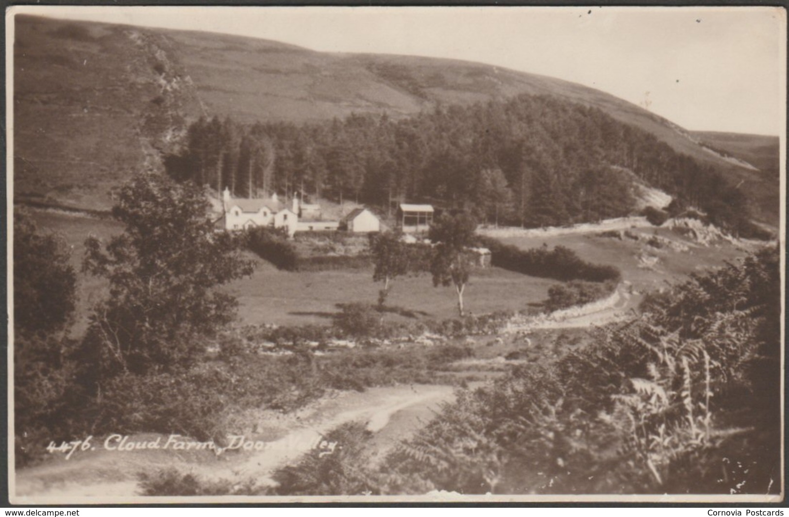 Cloud Farm, Oare, Doone Valley, Devon, 1928 - Sweetman RP Postcard - Other & Unclassified