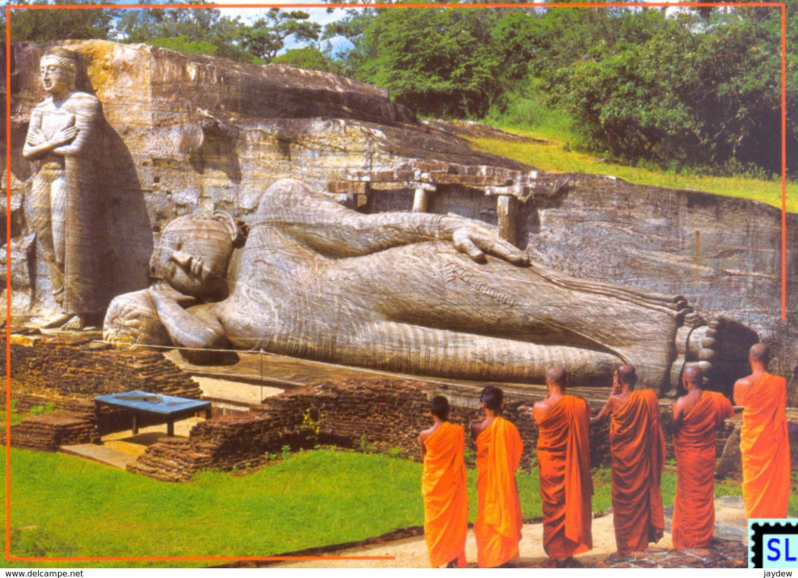 Sri Lanka Postcards, Galviharaya, Polonnaruwa, UNESCO, Postcrossing - Sri Lanka (Ceylon)