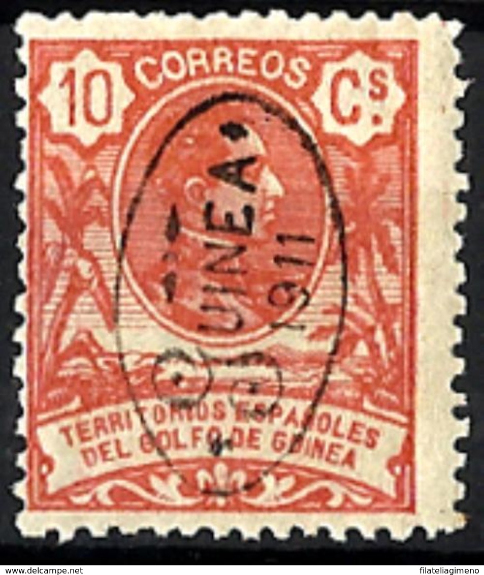 Guinea Española Nº 75 Con Charnela - Guinea Española