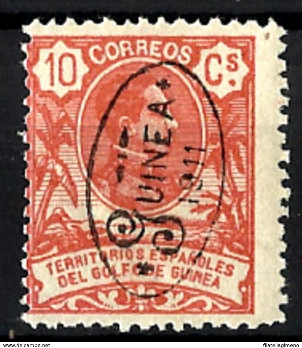 Guinea Española Nº 75 Con Charnela - Guinea Española