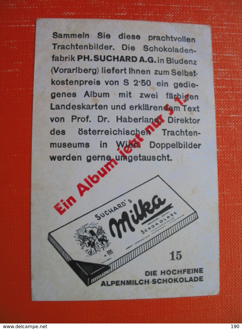 GAILTAL.SUCHARD SCHOKOLADE-MILKA - Other & Unclassified