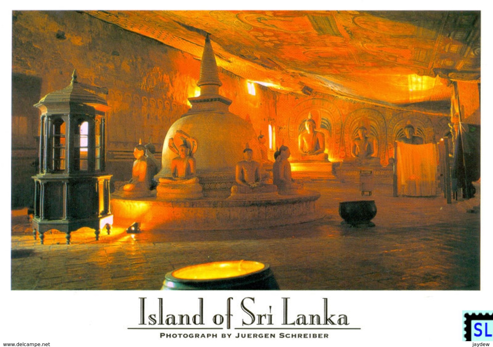 Sri Lanka Postcards, Dambulla, Cave Temple, UNESCO, Postcrossing - Sri Lanka (Ceylon)