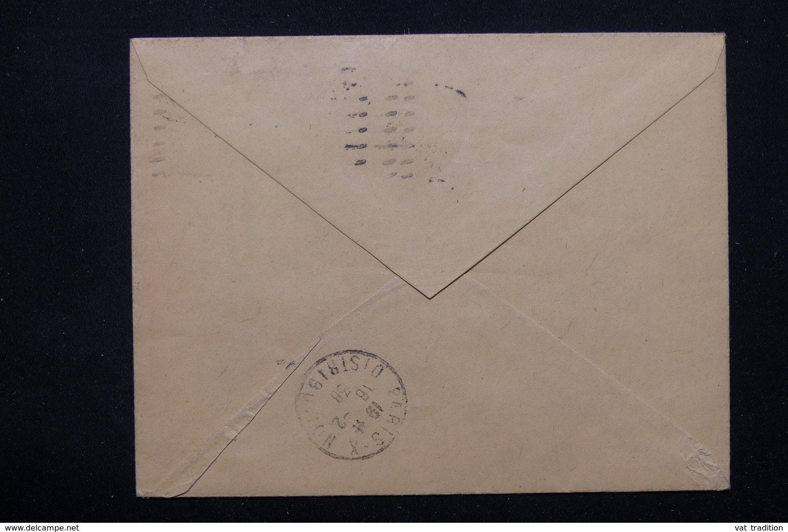 FRANCE - Enveloppe Par Avion De Paris / Nice En 1938 - L 21116 - 1960-.... Lettres & Documents