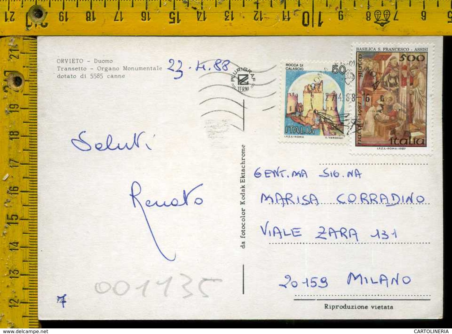 Repubblica Francobollo Commemorativo - 1946-60: Storia Postale