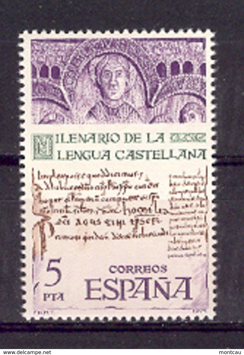 Spain 1977 - Milenario Lengua Ed 2428 - Nuevos