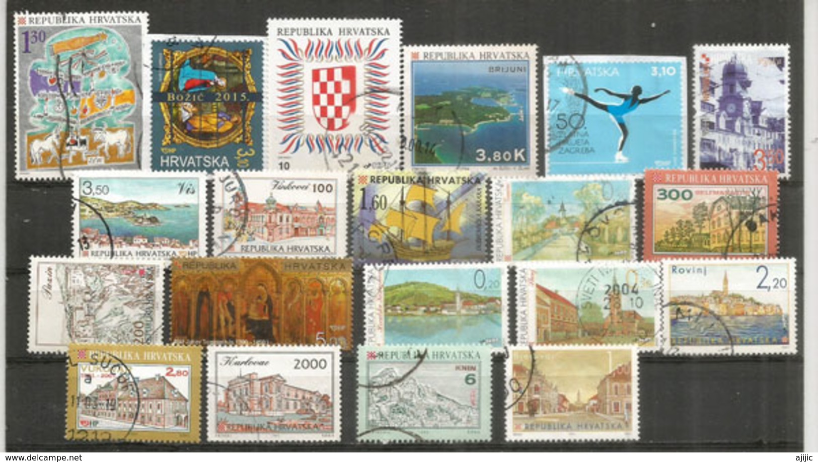 CROATIE. 20 Beaux Timbres Nouveaux Oblitérés , Bonne Qualité,  Provenant De Mon Courrier - Vrac (max 999 Timbres)