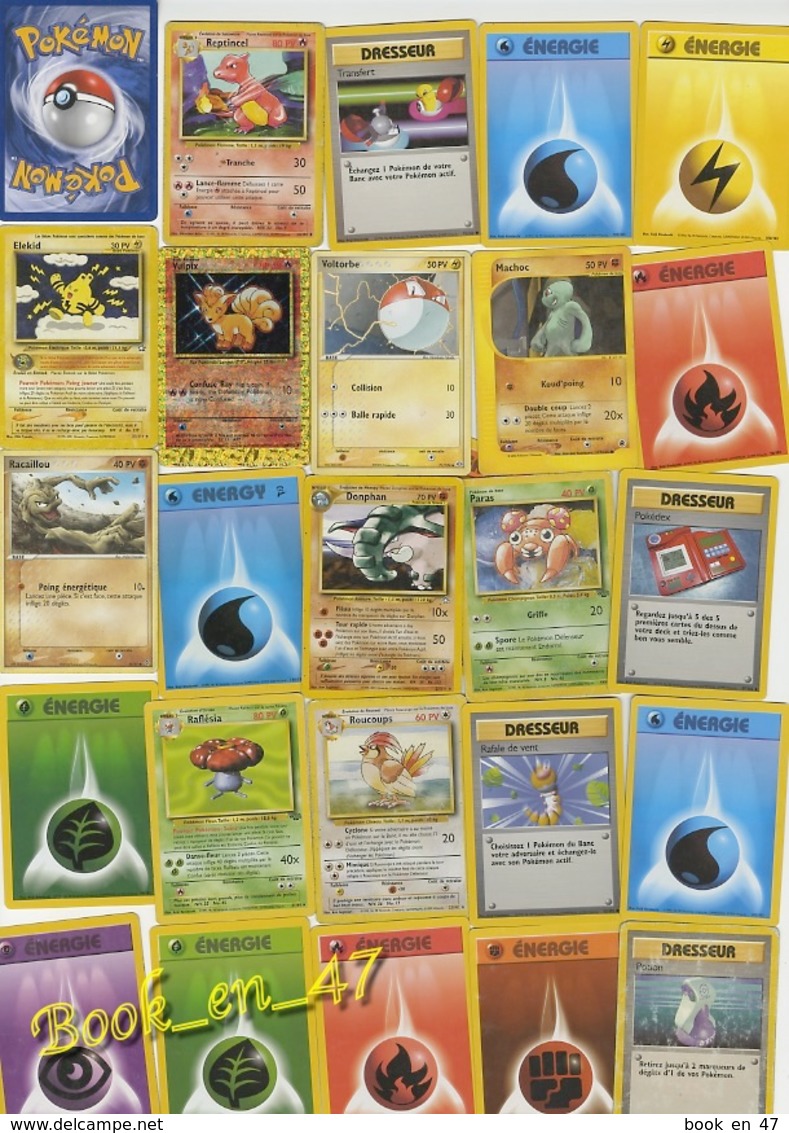 {61881} Pokémon Lot 25 Cartes (m) - Autres & Non Classés