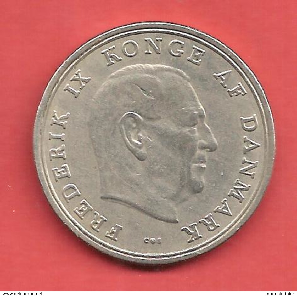 5 Kroner , DANEMARK , Cupro-Nickel , 1965 , N° KM # 853.1 - Danemark