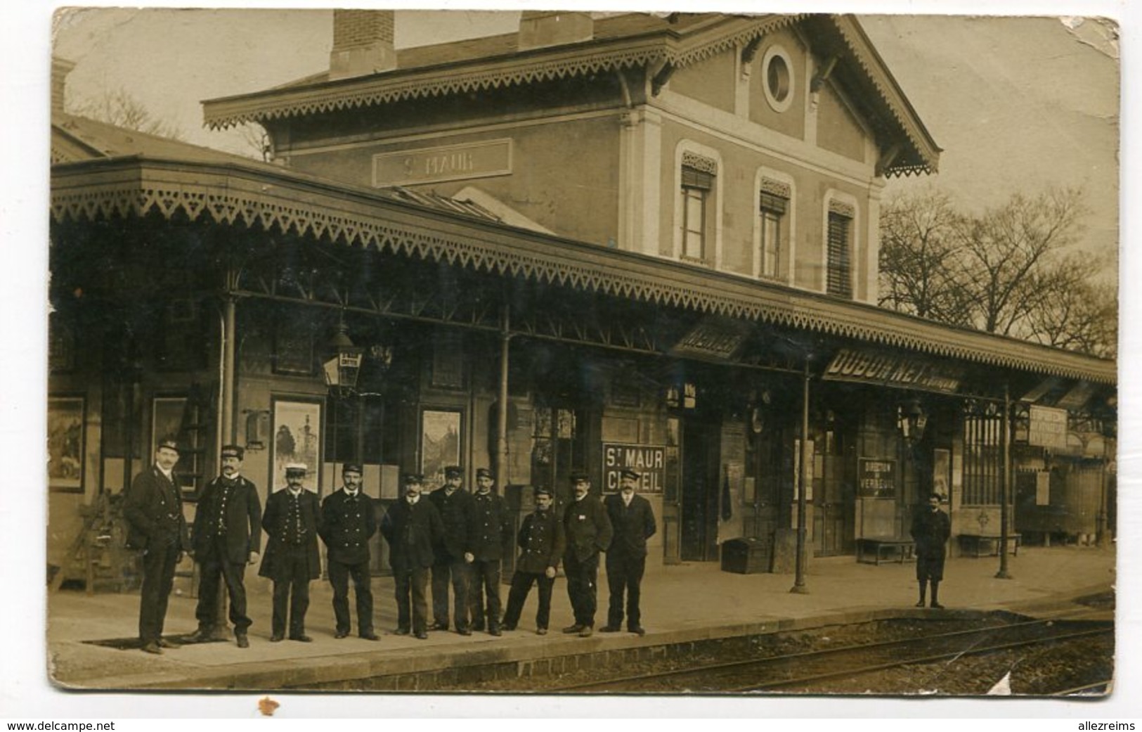 Carte Photo 94 : ST MAUR CRETEIL Intérieur Gare  VOIR  DESCRIPTIF §§§§§ - Saint Maur Des Fosses