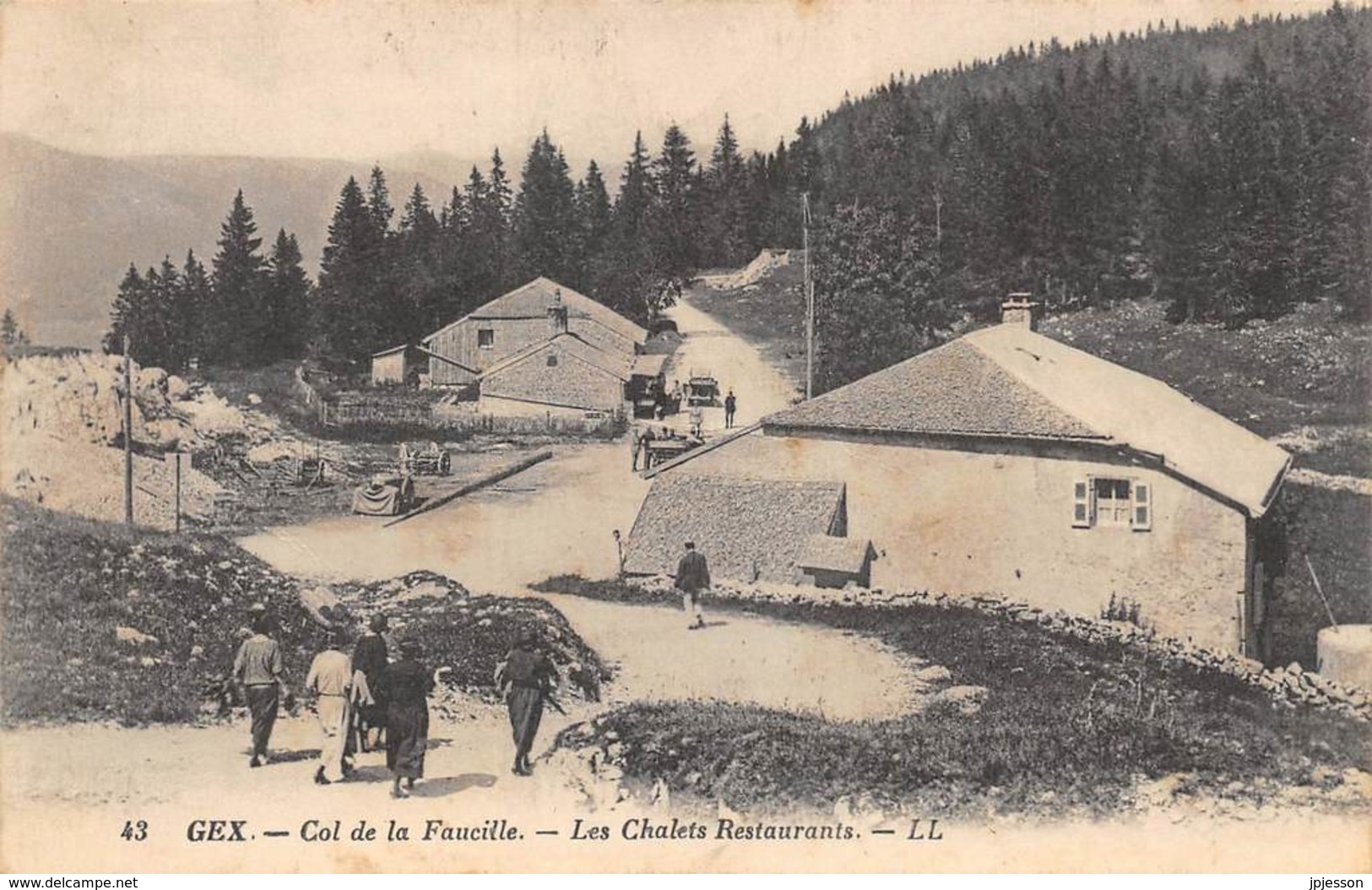 AIN  01  COL DE LA FAUCILLE - LES CHALETS RESTAURANTS - Unclassified