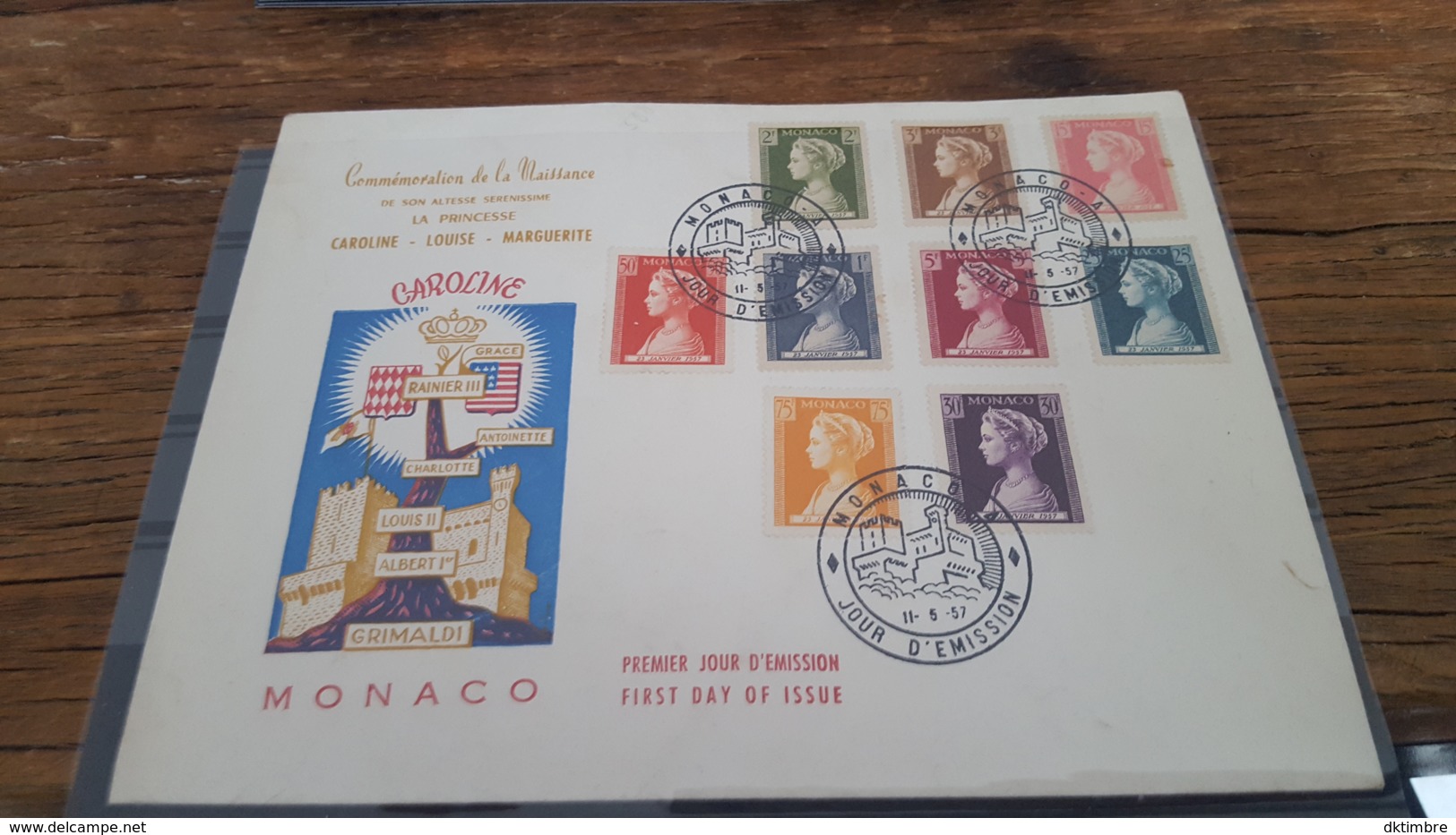 LOT 436059 TIMBRE DE MONACO PREMIER JOUR BLOC - Collections, Lots & Séries