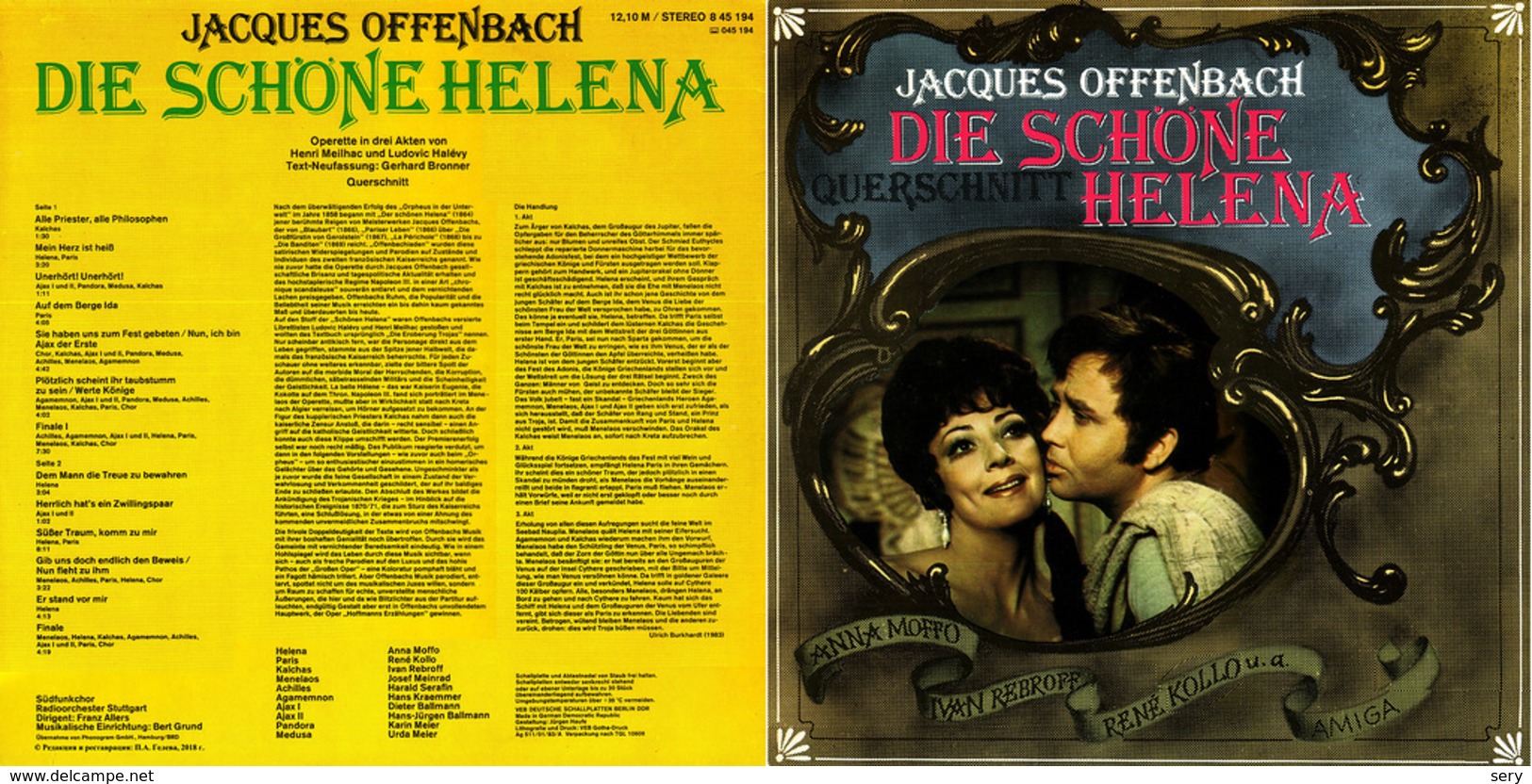 Superlimited Edition CD  Franz Allers. OFFENBACH. DIE SCHOENE HELENA - Opéra & Opérette