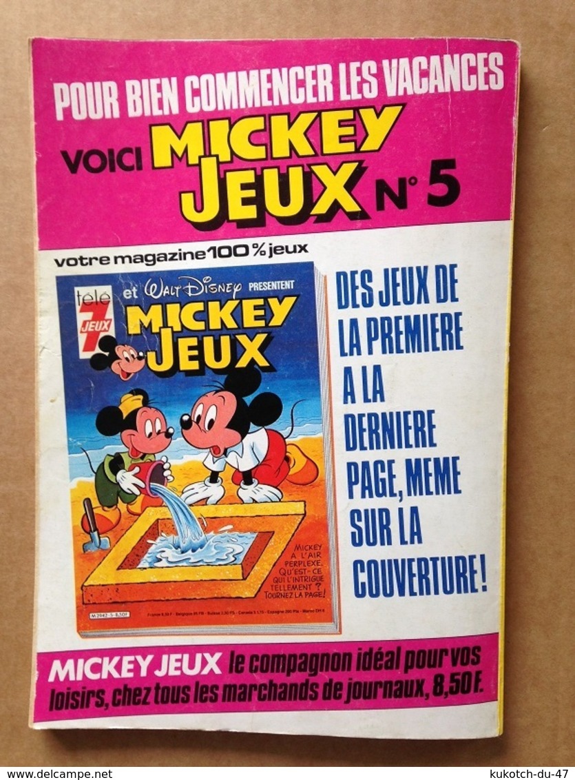 Disney - Picsou Magazine ° Année 1983 - N°137 (avec grand défaut d'usure)