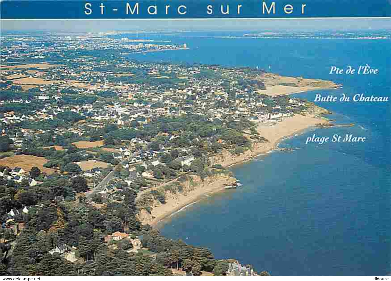 44 - Saint Marc Sur Mer - Vue Générale Aérienne - Flamme Postale - Voir Scans Recto-Verso - Autres & Non Classés
