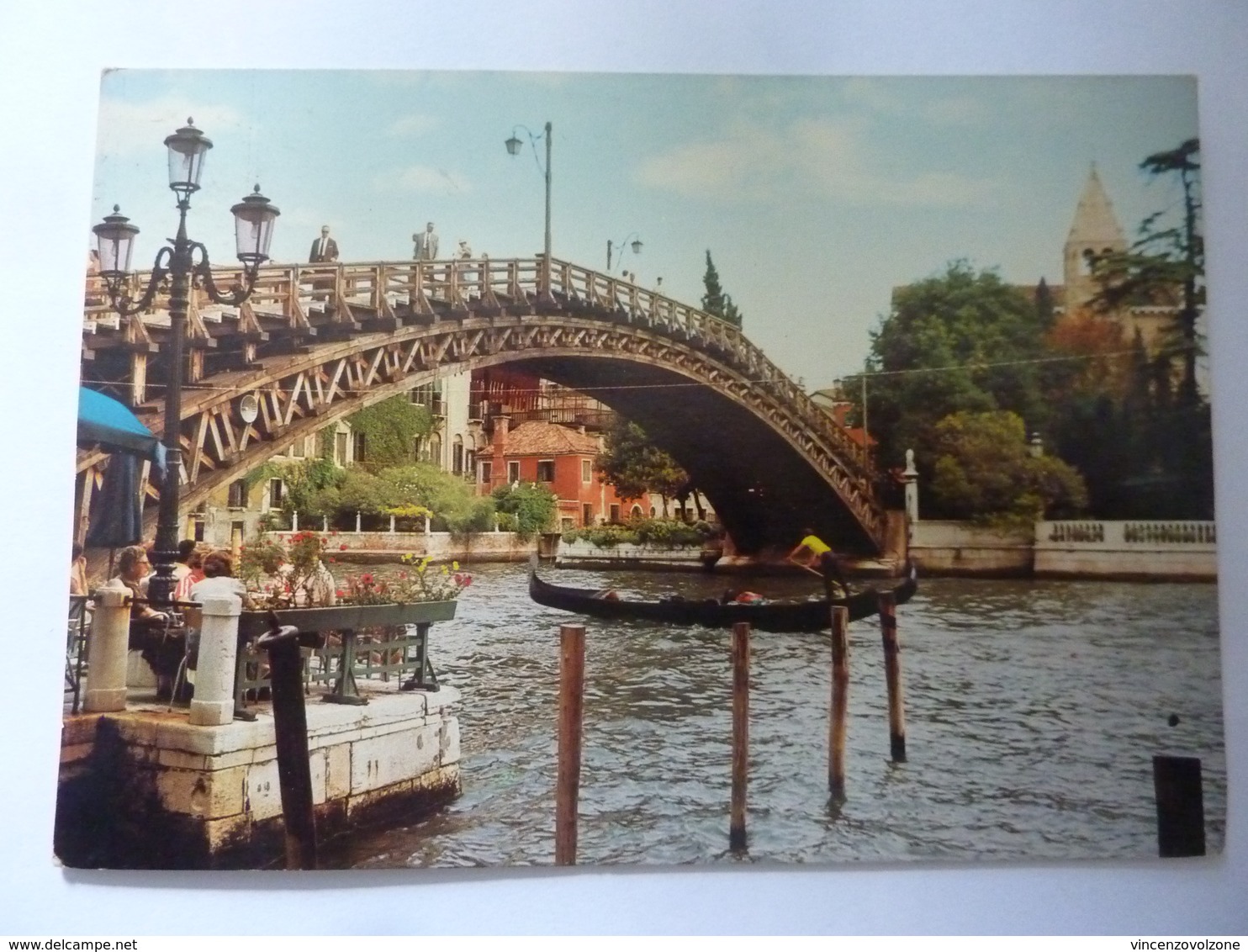 Cartolina Viaggiata "VENEZIA Ponte Dell'Accademia" 1972 - Venezia