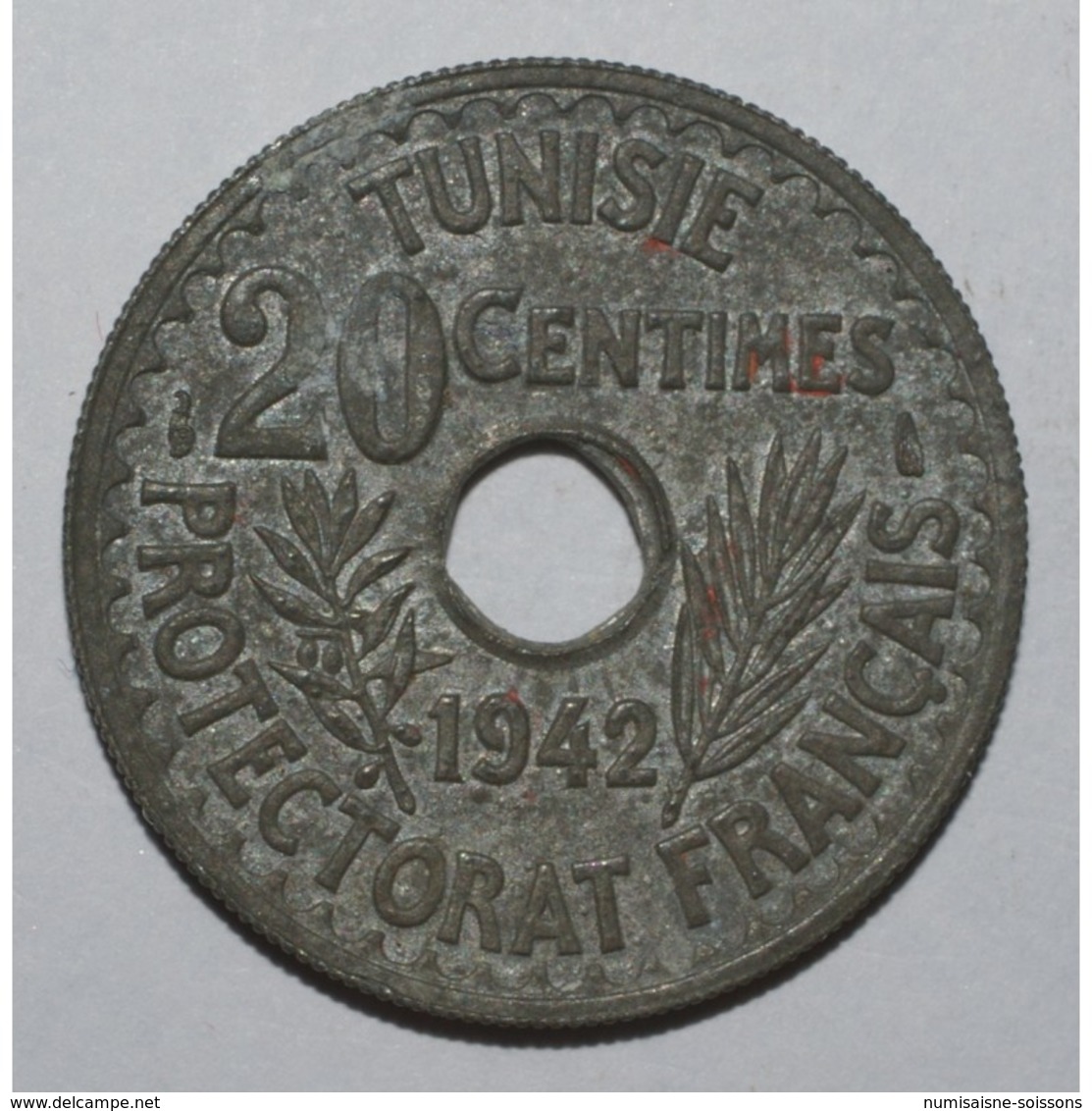 TUNISIE - 20 CENTIMES 1942 - TTB - Tunisie