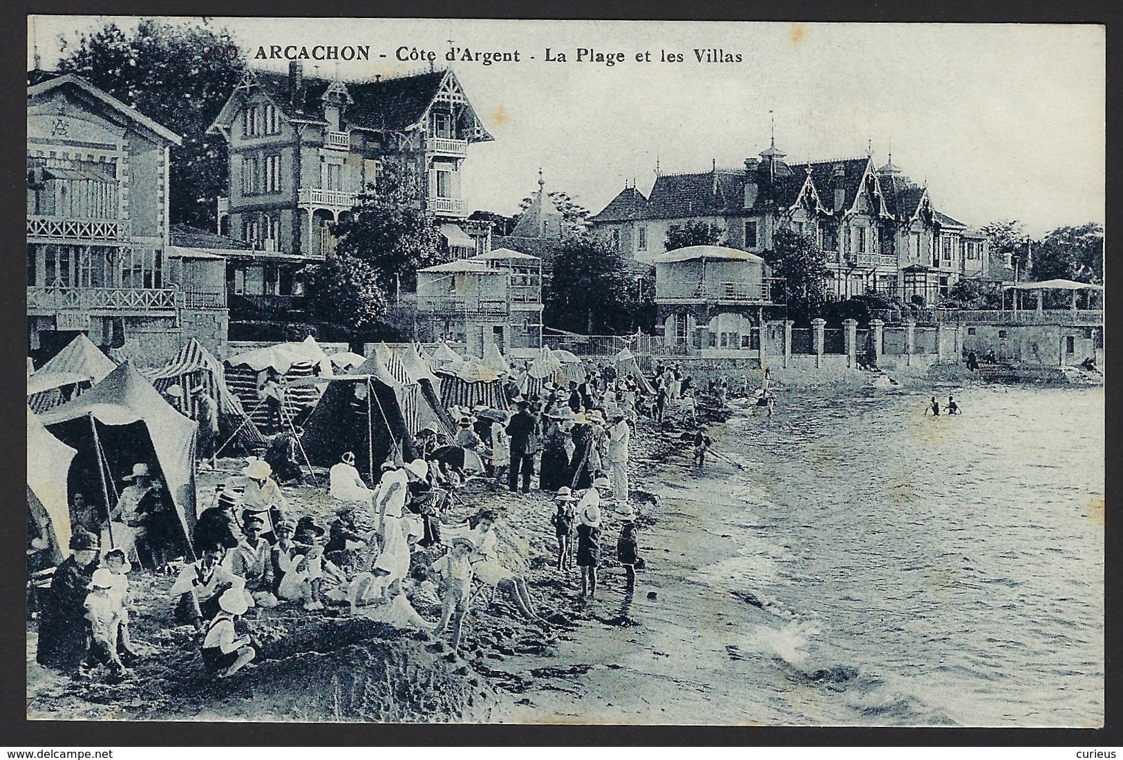 ARCACHON * COTE D'ARGENT * LA PLAGE ET LES VILLAS * NON DIVISEE - Arcachon