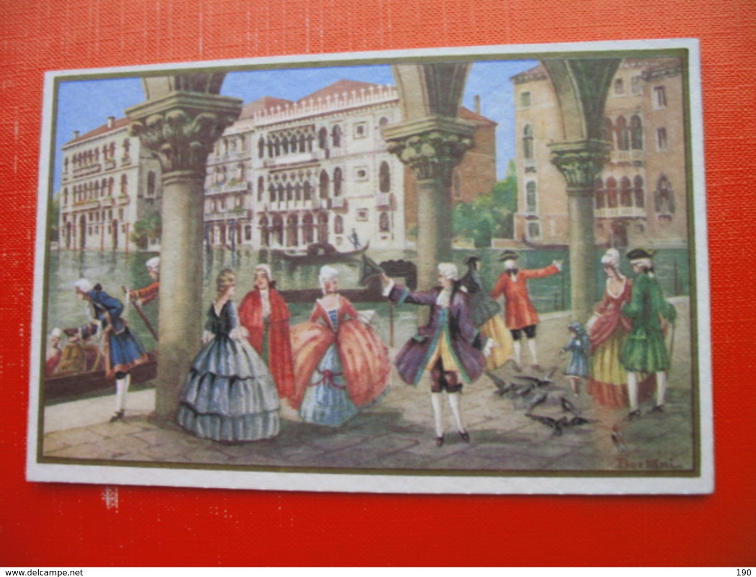 Bertani.IL SETTECENTO a VENEZIA.BAROCCO VENEZIANO-12 old postcards+cover