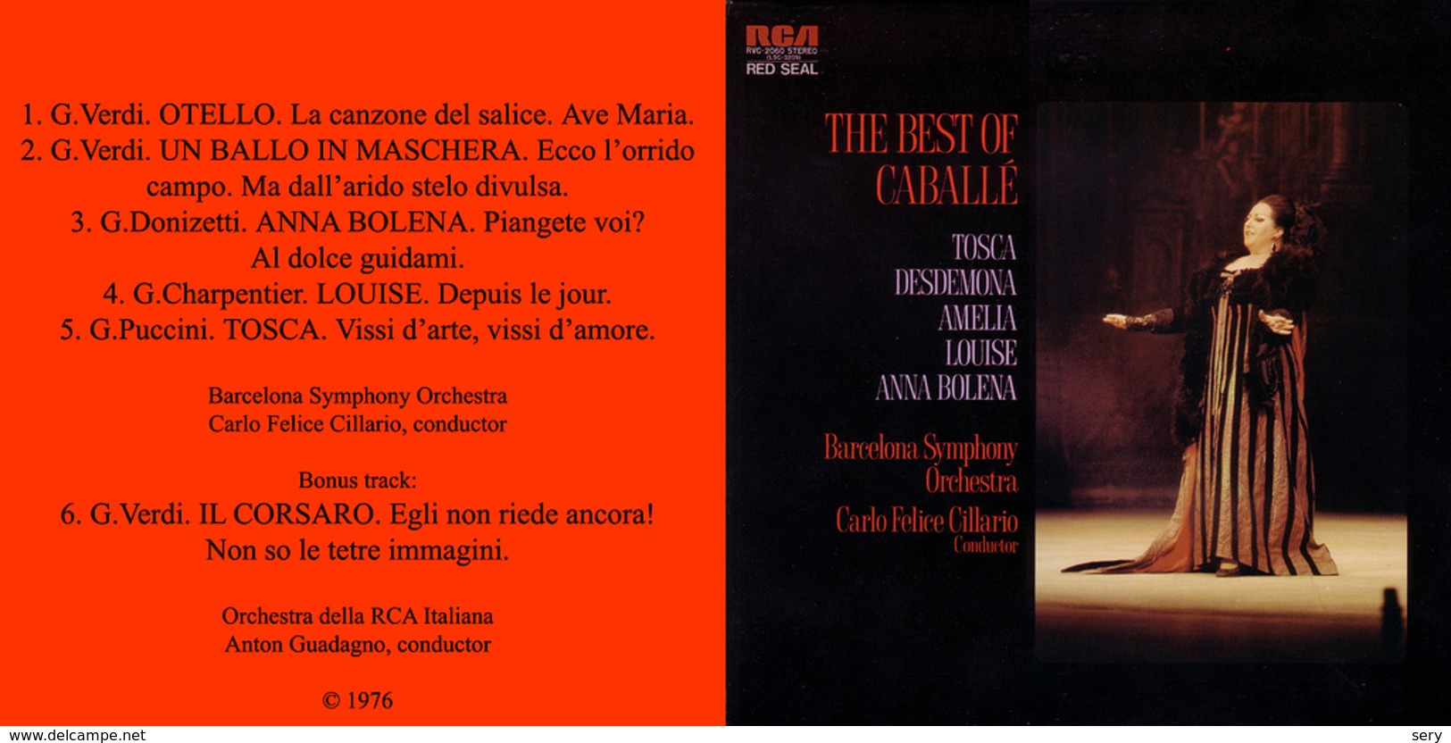 Superlimited Edition CD Montserrat Caballe. THE BEST OF CABALLE (1976) - Oper & Operette