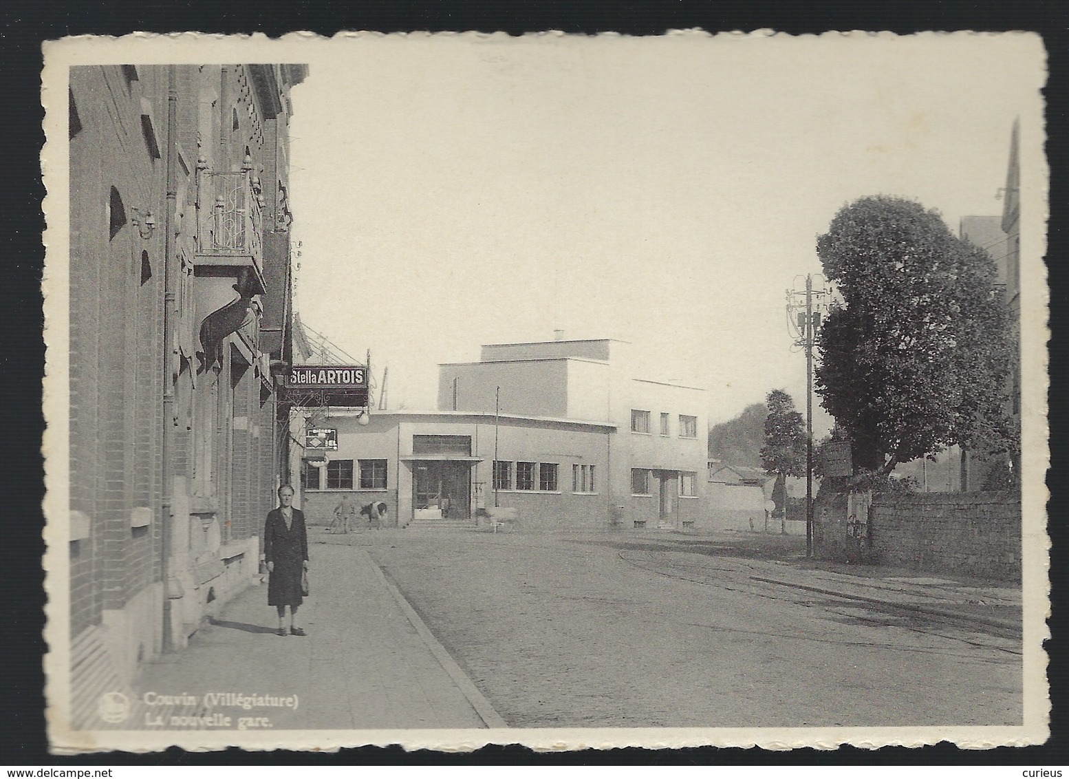 COUVIN * VILLEGIATURE * LA NOUVELLE GARE * GRAND FORMAT 14.5 X 10.5 CM * PAS ENVOYEE - Couvin