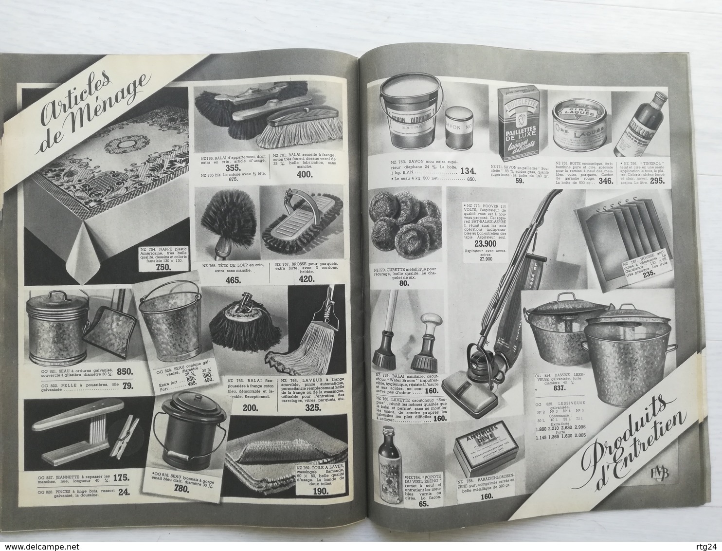 CATALOGUE DE 1949 . AU  BON  MARCHE .MAISON A. BOUCICAUT . PARIS .ARTICLES DIVERS POUR LA MAISON .