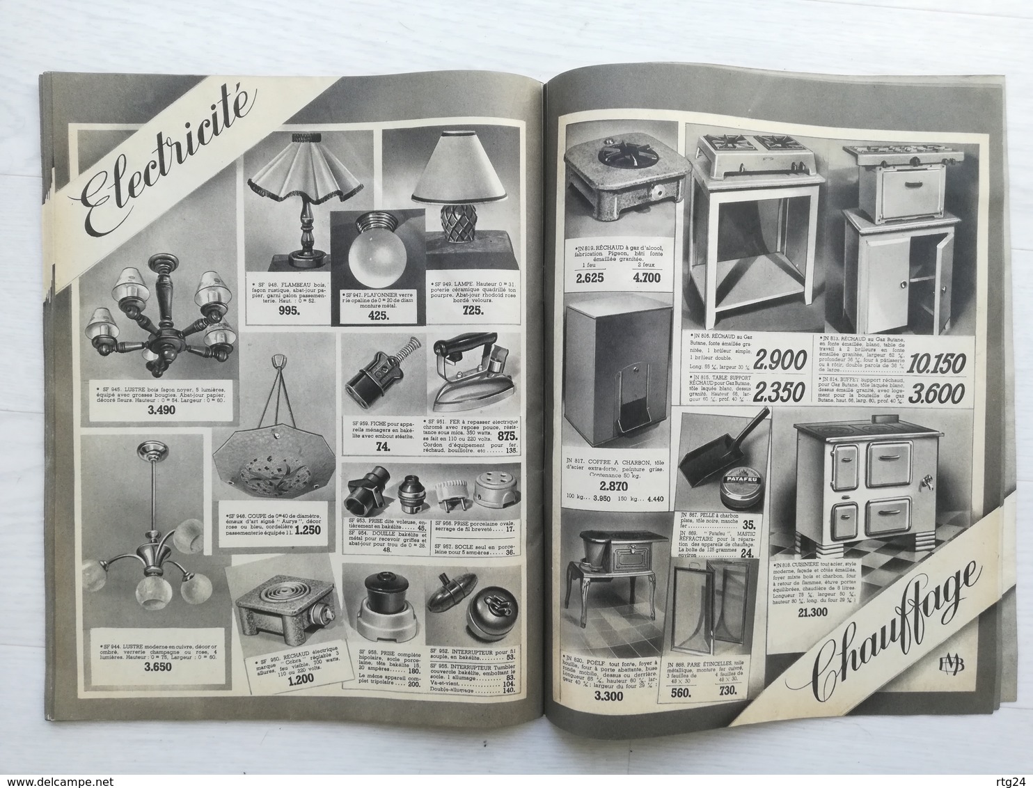 CATALOGUE DE 1949 . AU  BON  MARCHE .MAISON A. BOUCICAUT . PARIS .ARTICLES DIVERS POUR LA MAISON .