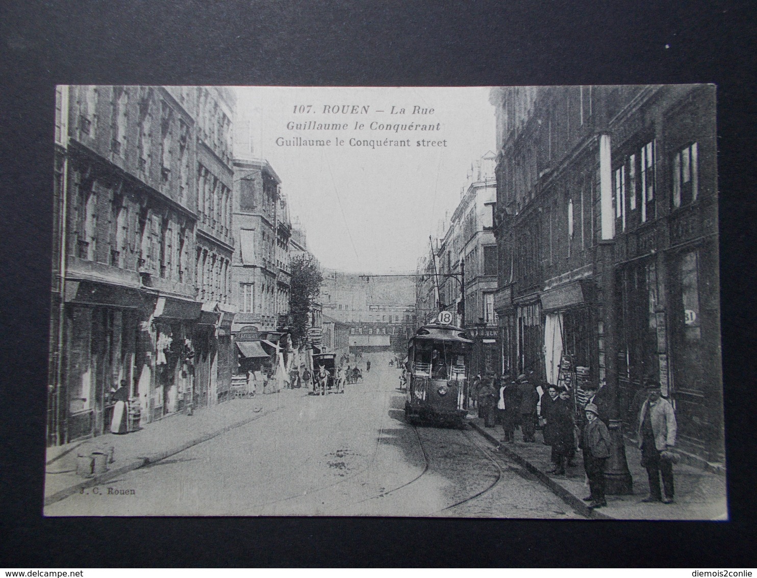 Carte Postale - ROUEN (76) - Rue Guillaume Le Conquérant - 1923 (2570) - Rouen