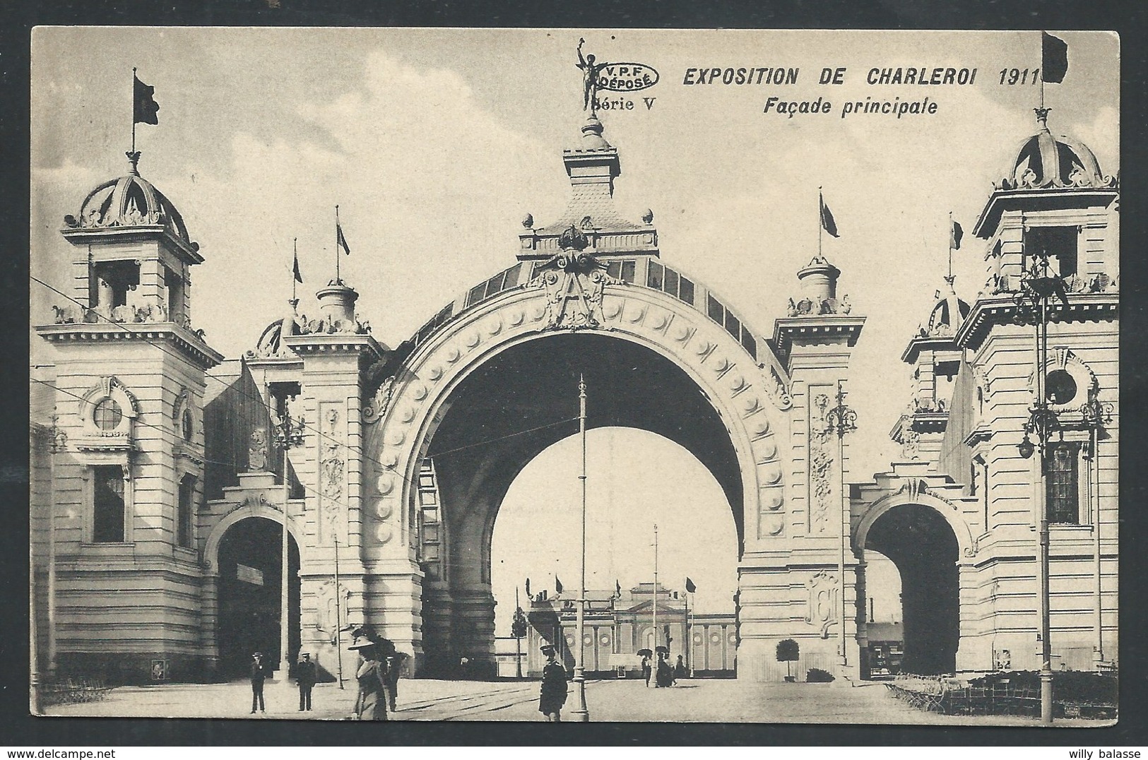 +++ CPA - Exposition De CHARLEROI 1911 - Façade Principale    // - Charleroi