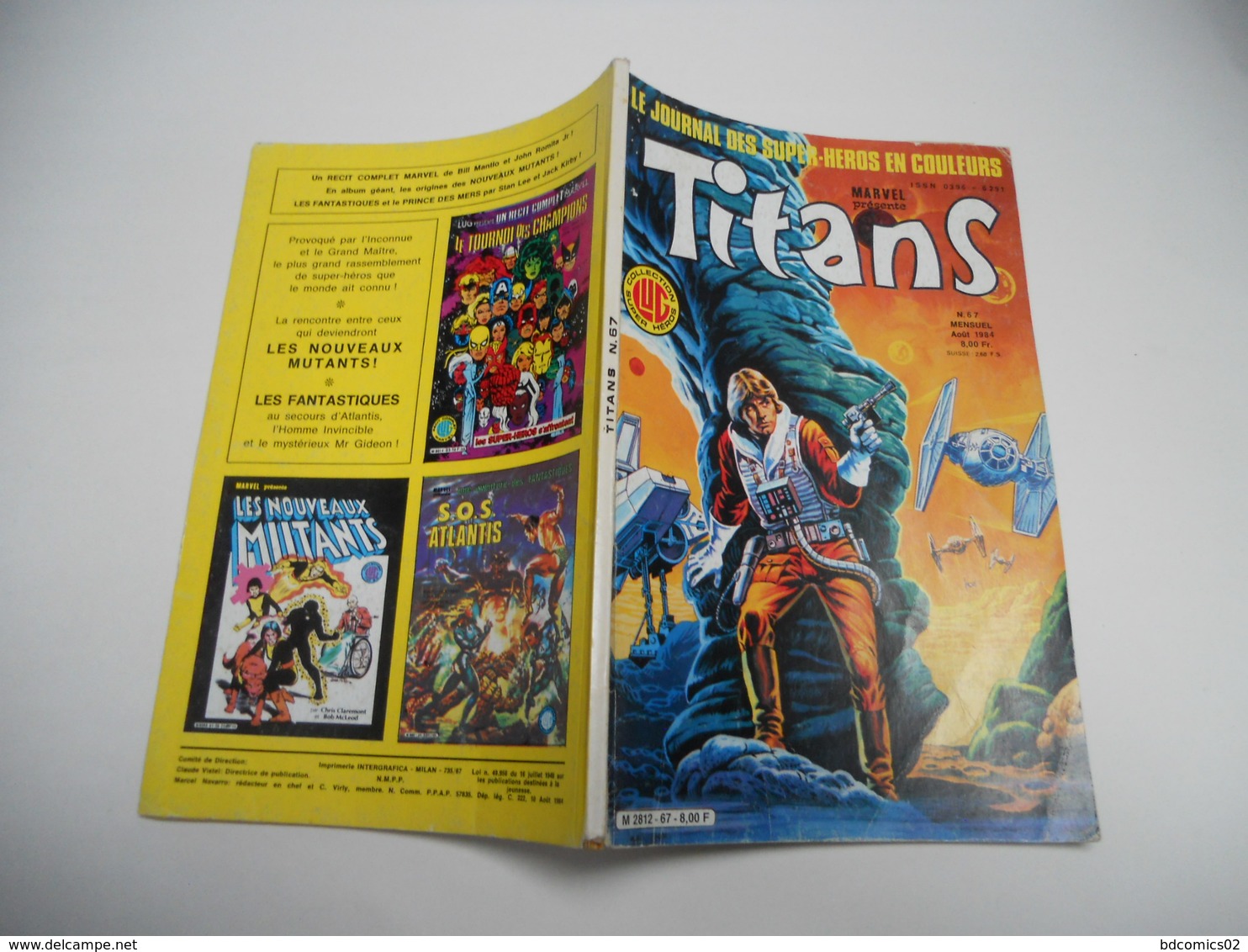 TITANS N°67 EDITION LUG STAR WARS LA GUERRE DES ETOILES  MIKROS DAZZLER LES NOUVEAUX MUTANTS - Titans
