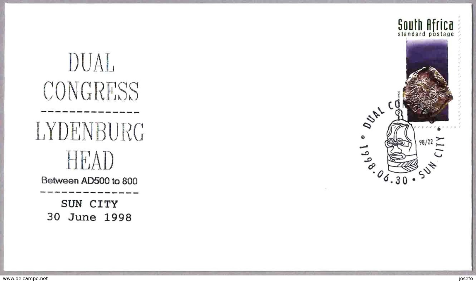 CABEZA DE LYDENBURG - LYDENBURH HEAD. 500 - 800 D.C. Sun City 1998 - Arqueología